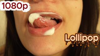 Messy Mouth Play | Solo Fetish Tease & Lollipop Fun 1080p