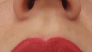 Extreme Nose Fetish Close Up Intense Nostril Flaring And Deep Sniffing POV