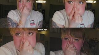 Holding breath breath play Nose pinching moaning fetish kink 2