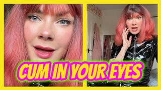 Cum In Your Eyes JOI Sissy Self Facial and Bukkake Fantasy