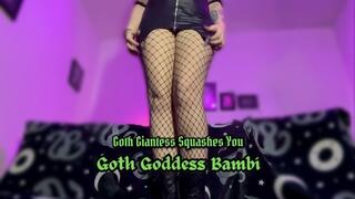 POV: Goth Giantess Squashes You Flat With Her Big Stompy Boots