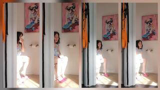 TOILET FETISH QUAD PT 3 OF 4 Relaxing ASMR Bird Sounds while Dumping w Farting