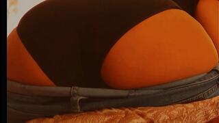 Ebony bbw jeans and panties farts