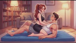 Stomach Sitting Fantasies #1B: Stomach Sitting Domination Fantasy Roleplay (Animated)