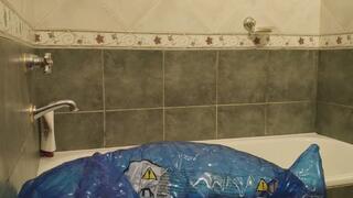 Fun with Inflatables at my bathroom