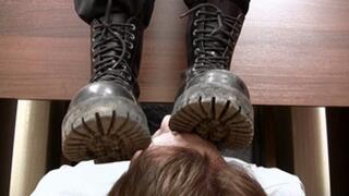 You won`t see anything but the dirt on the soles of my Doc Martens shoes, vf3234x 1080p