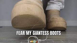 Fear my giantess boots - OnlyVanessa