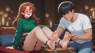 Tickling Fantasies #2B: Ticklish Soles Discovery Fantasy Roleplay (Animated)