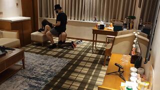 Ponyplay and ride on underwear ponygirl and ponyslave training in hotel #XL283