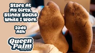 Stare At My Dirty Stinky Socks While I Work (POV Dirty Socks) - Featuring Jade Ash