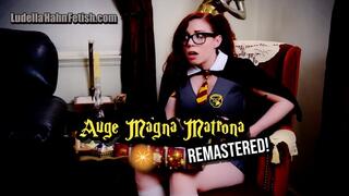 Auge Magna Matrona: Nerdy Witch to Giantess Goddess Transformation - Ludella's Accidental Amazon Queen Makeover in HP Cosplay Parody - REMASTERED - WMV 720p version
