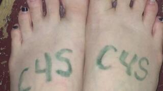 HIDING ON THE STAIRS