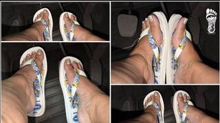 Juliette_RJ New Havaianas Pedal Pumping with Cum Countdown - PEDAL PUMPING - BBW LEGS - REVVIG - FOOT FETISH - ARCHED FEET - DRIVING - BRAZILIAN MILF - HAVAIANAS FLIP FLOPS - HARD DICK - EDGING - CUM COUNTDOWN