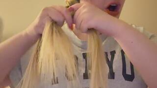 I braid my hair, sort of