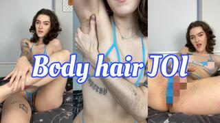 Body hair JOI