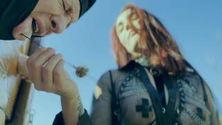 Extreme NEEDLE PLAY - french hungarian torment in the Castle