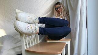 Nike AF1, Socks & Soles: Sweaty Soles Worship POV