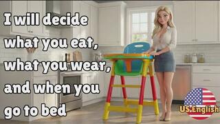 Age regression weekend (US English version) | ABDL roleplay audio