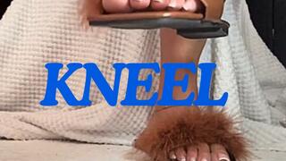 Kneel. Now. â€“ Strict Foot Domination POV