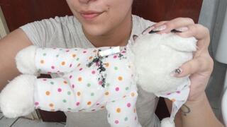 Lola smokes on the - Day 1