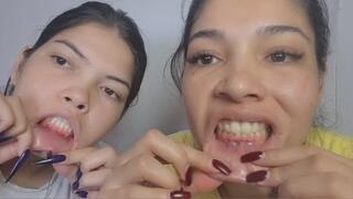 Extreme stretching of our lips