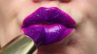 Purple Lipstick Lips (mkv)