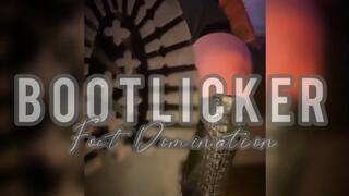 Bootlicker - Ebony BBW Foot Domination and Worship with LiyahMinxxx