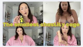 The smallest Chastity cage