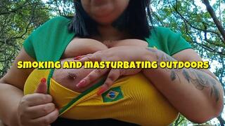 Smoking and masturbating outdoors by Turbinada Full Version