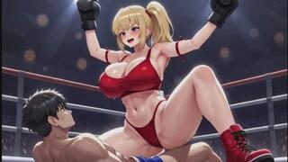 Female Boxing Fantasies #2B: Sexy Female Boxer Domination Fantasy Scenario (Animated)