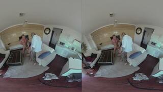 Raw VR Footage Captures Lola's Journey From Cum Covered- P1!