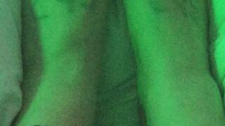 MY FEET ON COMFORTER