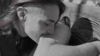 BITING the restrained slave in DRACULA FEMDOM CASTLE