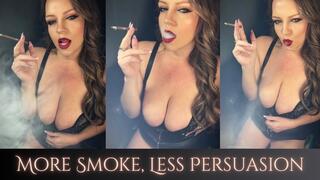 More Smoke, Less Persuasion