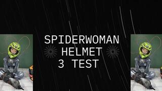 test 3 helmet spiderwoman leather
