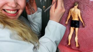 Evil Scientist Shrinks Her Intern