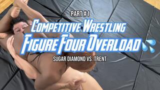 Erotic Competitive Wrestling Figure Four Overload Part 1