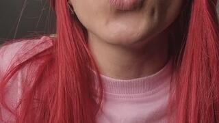 Jelly worms attacked by my merciless mouth!