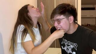 Finger Biting | Close-Up Shared Touch