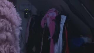 Slut mistress smoking a long cig