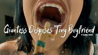 Giantess Disposes Of Tiny Boyfriend - 3rd Person Burping Swallow Whole Vore, Post Digestion & Belly Play ft Raquel Roper