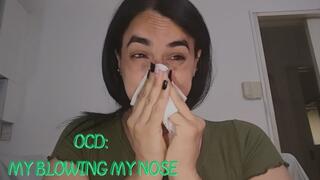 Blowing my nose nonstop
