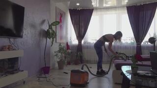 vacuuming your mess house