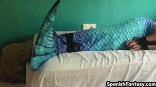 Mermaid Girl tied up #3