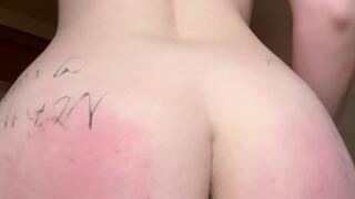 Naked Big Ass Twerk amp Spank with Pussy Peek Tease