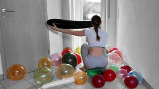 sweaty hands vs. underinflated balloons