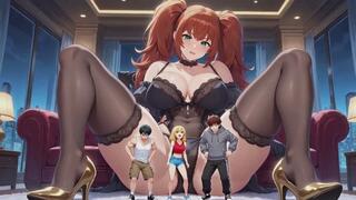 Giantess Fantasies #13B: Whispers of the Colossal Embrace (Animated)