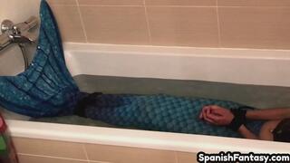 Mermaid Girl tied up #4