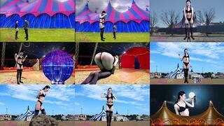 Unstable Potion Giantess I Grow and Shrink Again and Again Circus Goddess Transformation