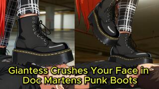 Giantess in Doc Martens Crushes Your Face in the Parking Lot | Femdom Animation